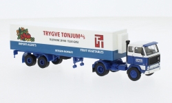 Brekina 85679 - H0 - Koffer-Sattelzug Volvo F89 Trigve Tonjum